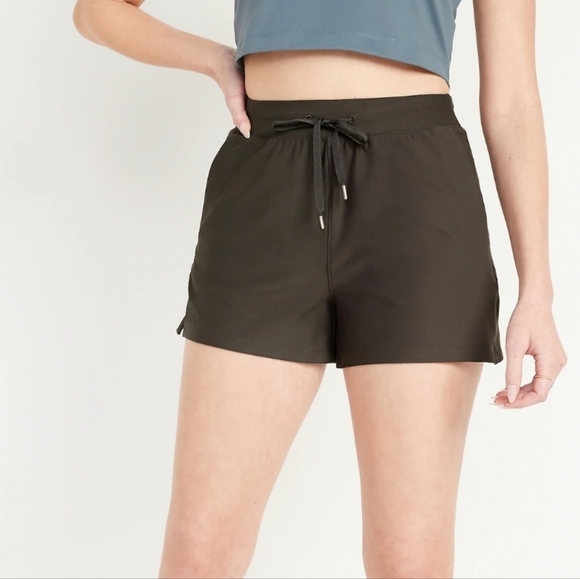 Old Navy High-Waisted PowerSoft Loose Shorts Lost in the Woods BNWT 3X - Picture 15 of 16